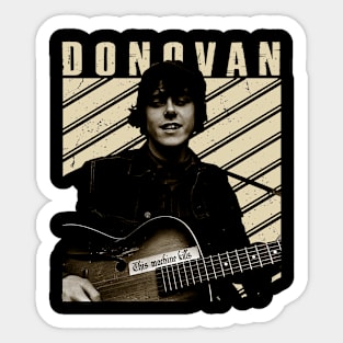 Donovans Sunshine Superman Vintage Vibes on Your Tee Sticker